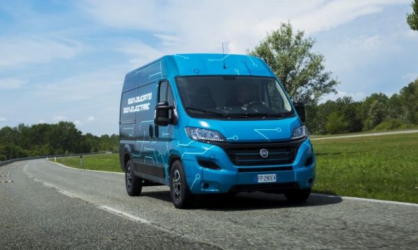 The Fiat e-Ducato on the road