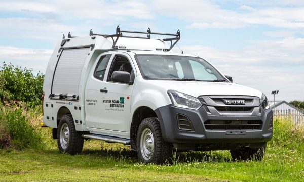 The Izuzu D-Max Utility ready for work