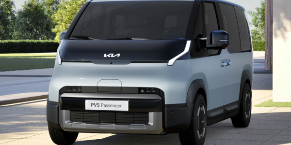 Image of the Kia PV5 van to illustrate a story about its launch