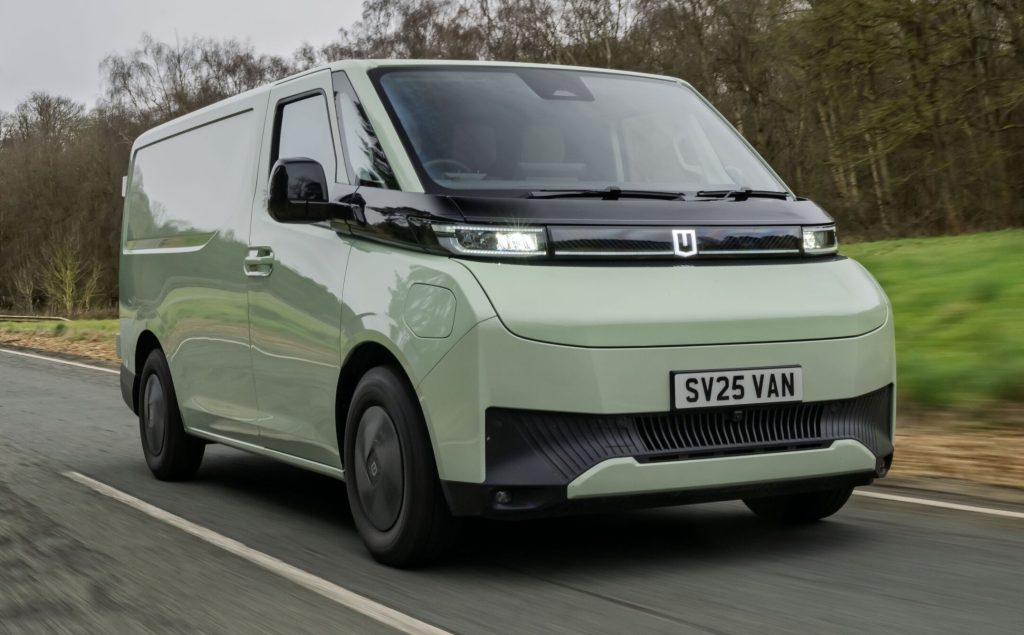 Pic of Farizon SV electric van to illustrate a story about its UK launch